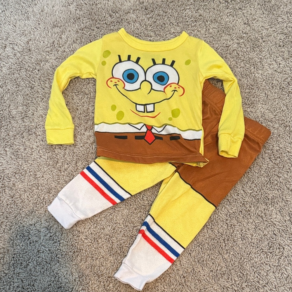 🍓 5 for $15 🍓 SpongeBob SquarePants Toddler pajama set